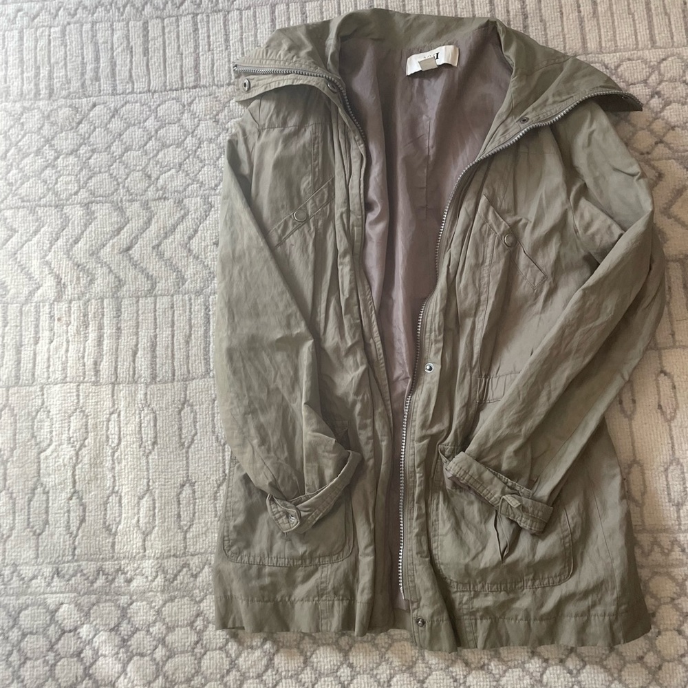 Army green light Forever 21 jacket.